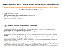 Tablet Screenshot of foros.todoalergias.com